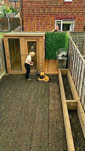 DIY Garden (My Neighbor Inspected Every Step!) #shorts