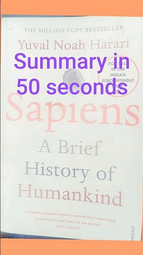 🐒SAPIENS-A BRIEF HISTORY OF HUMANKIND (BY YUVAL NOAH HARARI) #sapiens 🐒