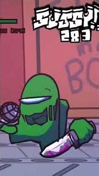 Fnf among us green in double kill