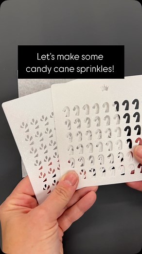 🎄✨ DIY Candy Cane Sprinkles in a Snap! ✨🎄 Transform your holiday cookies with our 2-Piece Sprinkle Stencil and royal icing! Perfect for creating festive, candy cane vibes with ease. ✅ Easy to use ✅ Crisp, clean designs ✅ Endless sprinkle possibilities 🎥 Watch how it’s done, and let your creativity sprinkle some magic this season! Tag us in your creations – we’d love to see them! ❤️ #CookieDecorating #HolidayBaking #TheCookieCountess #RoyalIcingDecorating #SprinkleStencil | The Cookie Countess