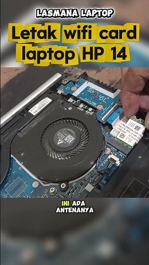 Where's the Wi-Fi Card on an HP 14 Series Laptop? Here's the Wi-Fi Module Location Inside the Laptop