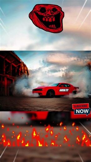 RED DEVIL RIDES! 😈 Dodge Challenger Smoke Show INSANE Burnout! #shorts