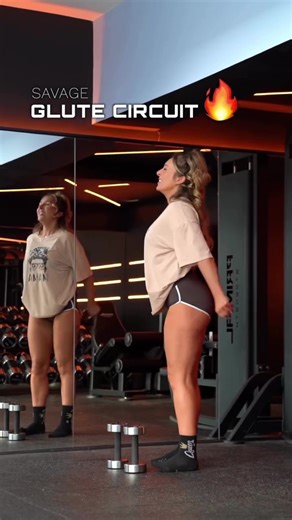Glute Circuit Quick burn big pump to build rounder glutes.🍑 Full 12-Week Program 🔗 in bio. My program shows you step-by-step. #gluteworkout #glutegains #glutegrowth #womensfitness #fitnesstips