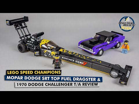LEGO Speed Champions 76904 Mopar Dodge SRT Top Fuel Dragster & 1970 Dodge Challenger T/A review