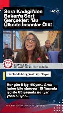 Hard Truths from Sera Kadıgil to the Minister: ‘People Are Dead in This Country!’ 💔🔥 #WorkMurders...