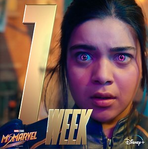 In one week, witness the making of a Super Hero. Ms. Marvel, an Original series from Marvel Studios, starts streaming June 8 on Disney . #MsMarvel | Marvel Studios