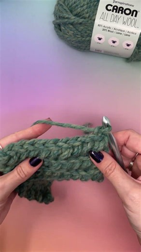 Crochet Knit-Style Ribbing - Version 1