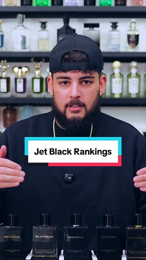 Ranking my 5 Michael Malul Jet Black Fragrances #fragrance #colognetok #colognetiktok #fragrancetok