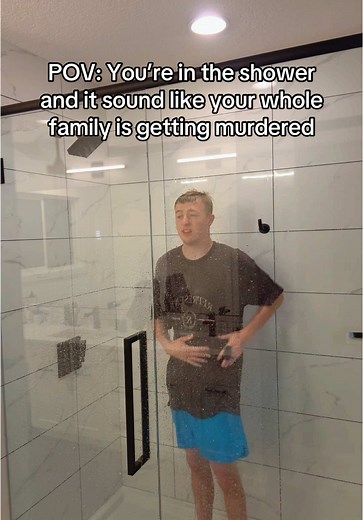 I swear I always hear noises 👻 | shower