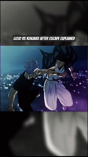 🤯Gojo vs Kenjaku After Escape Explained⚡ #jjk #gojo #anime #shorts