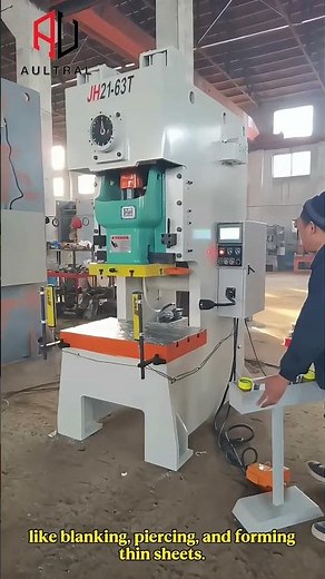 High-Precision Pneumatic Punch Press for Metal and Material Shaping #recyclingmachine