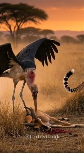 Why is the Fastest Land Animal Running Away From a Bird? 🐆🚫🐦