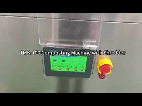 TMK-100 Food Waste Composting Machine with In-Built Shredder