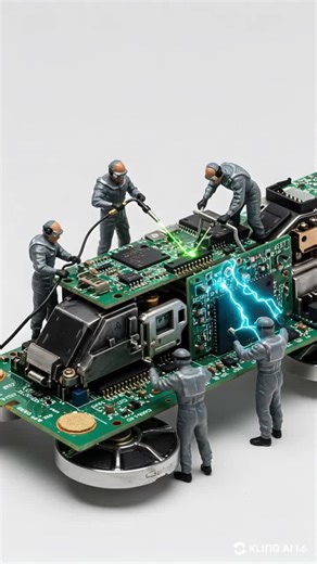 Miniature Workers | Assembling a hoverbike #miniatures #miniature #worker #explore #foryou #fyp #ai #foryoupage #foryoupageofficiall #tiktok #funny