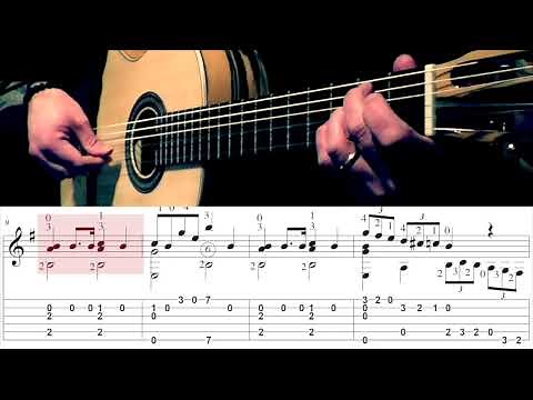 ROMANZA - Johann Kaspar Mertz - Full Sheet Music/Tab - Classical Guitar