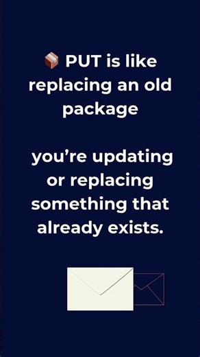 📬 POST vs PUT both send data, but what’s the real difference