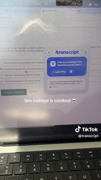 crazy stuff ☠️ #fyp #transcript #study #school #college #ai #studying #reels #homework #stem