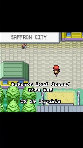 TM 29 Psychic Location - Pokemon Leaf Green/Fire Red