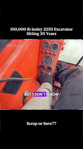 This Insley 2250 has been sitting about 30 years!Scrap or Save? | car modified