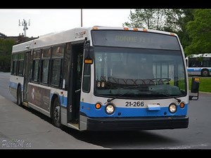 STM Bus #21-266 Bonne Fete Montreal Luminator Display