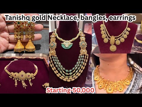 Tanishq Gold Jewellery Collection | Necklace, Bangles & Earrings | Starting ₹50,000