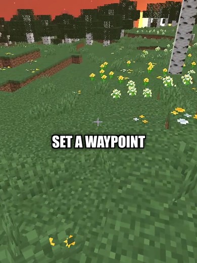 Set a Waypoint in Minecraft #minecraft #minecraftwaypoint #modsminecraft #minecraftshorts #mods
