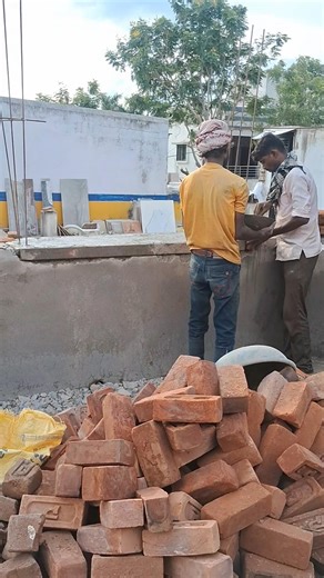 🧱 Majboot Ghar Kaise Banaye? Professional Brickwork Techniques!#construction #skills #shorts #tips