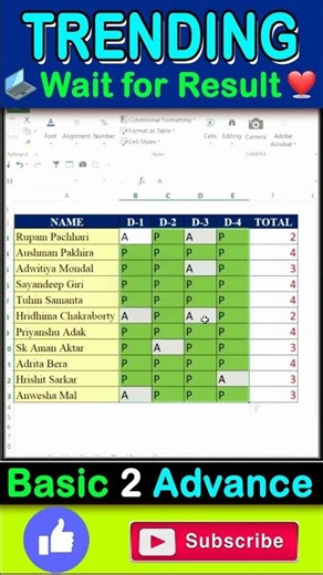 AUTO COLOR FILL IN EXCEL #exceltips #shorts #excel #exceltutorial घर बैठे EXTRA INCOME चाहिए तो देखो