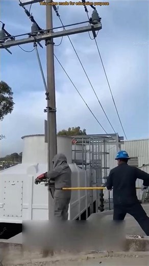 High Voltage Transformer Safety #shorts