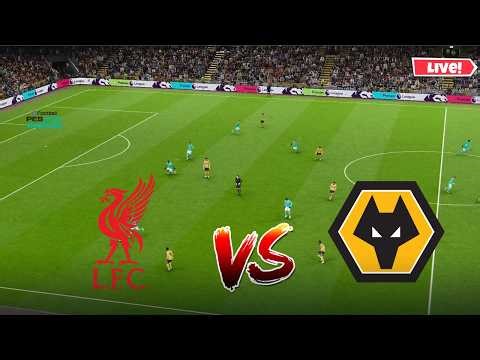 🔴 LIVE : LIVERPOOL VS WOLVES - ENGLAND FA CUP 2026 LIVE | Pes 21 Gameplay Simulation