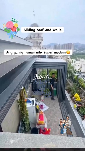 Sliding roof and walls #moderndesign #home #FYI #smarthome #goodvibes | Babyt Cabatuan
