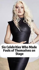 Six Celebrities Who Made Fools Of Themselves On Stage #fy #fyp #fypシ #fypシ゚viralシ #foryoupage #celebrities #actor #celebrity #ChristinaAguilera #AshleeSimpson #fergie #JustinTimberlake #TaylorSwift #famous #hollywood #entertainment #explorepage #discovery #usa | Learn Daily