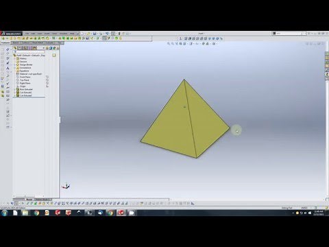 SolidWorks how to make pyramid 03