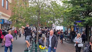Protestors are currently in Middlesbrough making their way around the streets to protest against the COVID vaccination and the lockdowns | Teesside Incidents