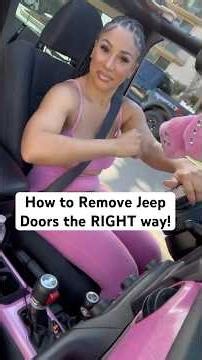 How to Remove Jeep Doors the RIGHT Way 🛠️ | Step-By-Step Tutorial for Beginners