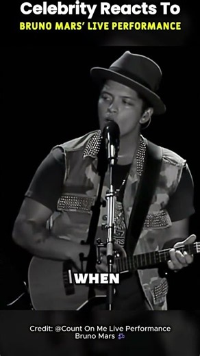US Celebrities Losing Their Mind Over Bruno Mars' Count On Me Live Performance
