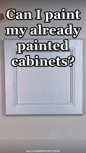 Need to paint over already painted kitchen cabinets? Hoping to do it without sanding down to bare wood? Wondering what the best paint is for this diy project? Of course, its #allinonepaint and we're here to answer all of your questions about painting over painted cabinets. And the great answer is that no sanding is required if your existing paint is holding on well! DM us with questions. #heirloomtraditionspaint #whitecabinets #whitekitchencabinets #kitcheninspo #cabinetpainting #paintedcabinets