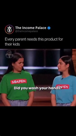 Wealth | Business | Mindset on Instagram: "SoaPen is a kids’ hygiene product that first appeared on Shark Tank in 2022. Created by Amanat Anand and Shubham Issar, it is a soap crayon that encourages children to wash their hands for the correct amount of time by letting them draw while washing. On Shark Tank, most investors passed, but guest shark Nirav Tolia offered a deal with a royalty, which the founders accepted. After the episode aired, SoaPen sold out and gained attention online and in the