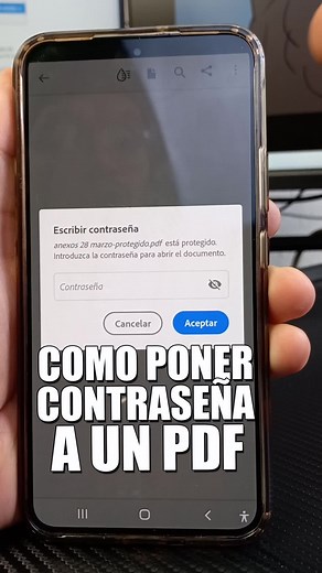 Cómo Poner Contraseña a un PDF desde el Celular