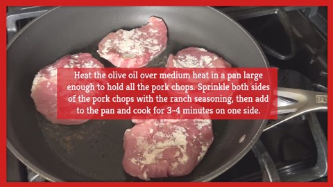 Cheesy Ranch Pork Chops Recipe