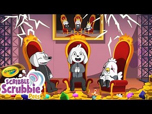 We Tried To Take Over The World! ⚡ Crayola Scribble Scrubbie | Funny Cartoons for Kids