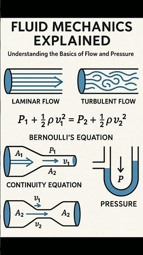 Fluid Mechanics Explained #fluidmechanics #technology #physics #engineering #science #trending