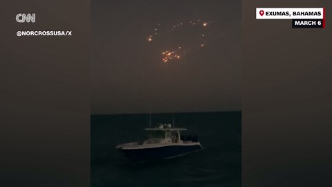 Spectators capture video of debris from SpaceX explosion