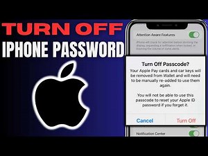 How to Turn Off iPhone Passcode (2025 Full Guide)