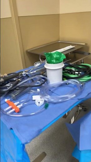 Knee scope arthroscopy Meniscectomy Surgical tech setup