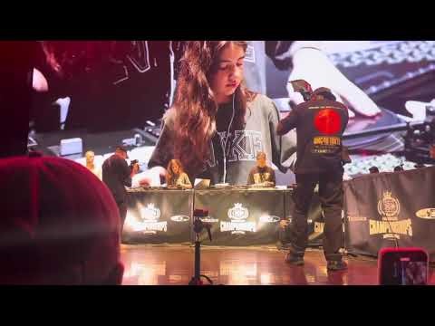 Scratching on DMC World Finals 2025 in Japan 🎚️ #djmichelle #scratchdj