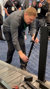 12M views · 73K reactions | Fastest Railing EVER Installed?! #railing #construction #innovation #tradeshow #deckrailing | BYOT | Facebook