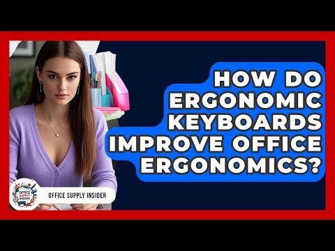 How Do Ergonomic Keyboards Improve Office Ergonomics? - Office Supply Insider