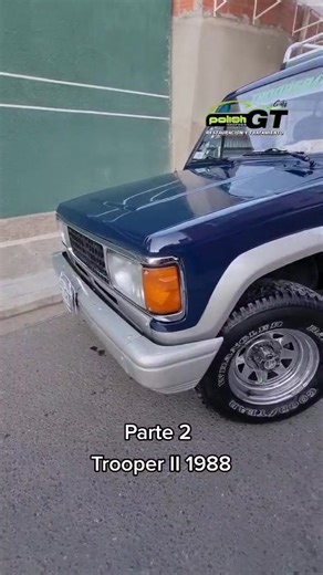 Restauración de Chapa y Pintura Isuzu Trooper II 1988