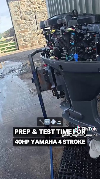 ✨🚤 The satisfying bit… With the old Johnson lifted off, it’s time to prep the new heart of this Seahog Seajeep — a mint Yamaha 40hp 4-stroke. Before any engine touches a transom, we give it a full clean-down and inspection. No shortcuts. No guesswork. Just proper marine prep ⚙️💨 And let’s be honest… watching years of grime lift off is weirdly satisfying, right? Watch til the end to see this Yamaha beast having its tank test — nothing beats hearing one run sweet before fit-up 🌊✨ 👉🏼 Got an up